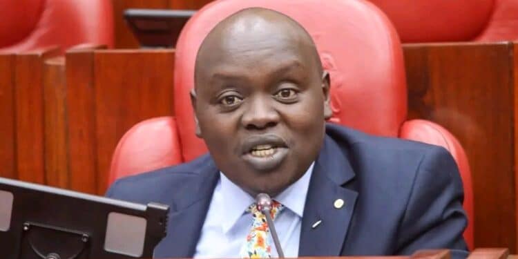 Nandi Senator Samson Cherargei At A Past Session In Parliament. Photo/Parliament.