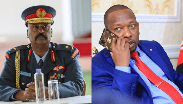 Governor Sonko and Badi /photo/ Courtesy