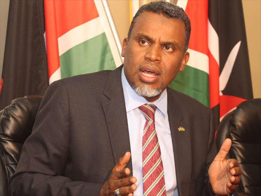 Director of Public Prosecution Noordin Haji on a press statement [Photo/Courtesy]