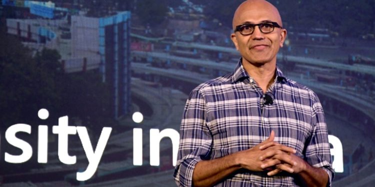 Microsoft CEO Satya Narayana Nadella. Photo/ Microsoft