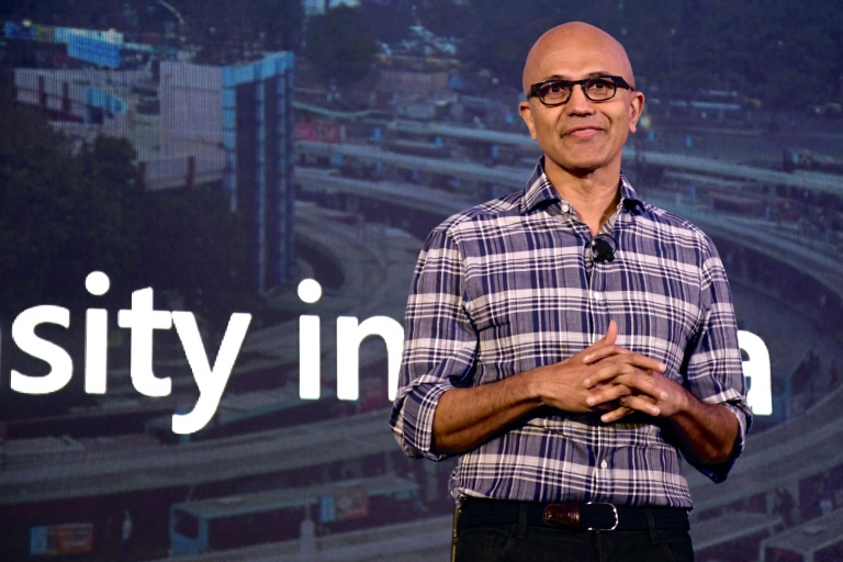AFP | Microsoft Corporation Chief Executive Officer Satya Nadella said the Nuance acquisition positions the tech giant for growth in the healthcare sector