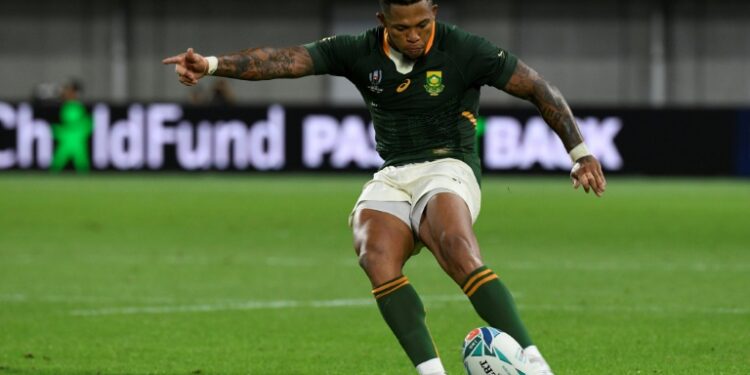 AFP | Elton Jantjies has scored 281 Test points since his Springboks debut in 2012