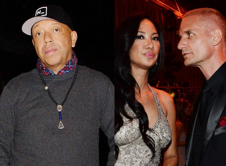 Russell Simmons, ex-wife Kimore Lee and now husband Tim Leissner | Getty Images