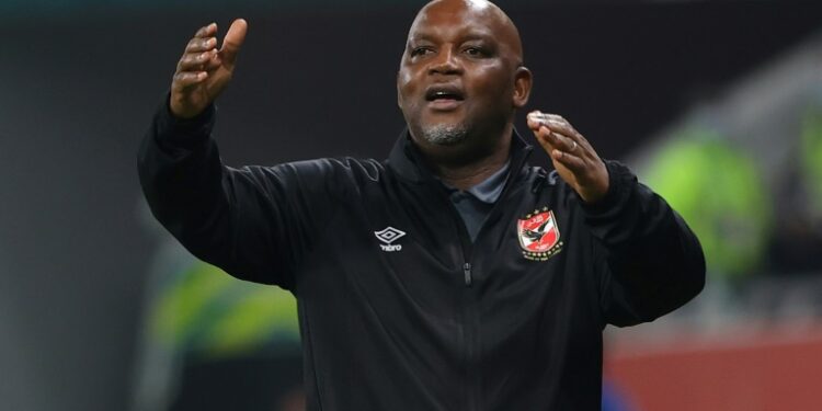 Al Ahly coach Pitso Mosimane will face former club Mamelodi Sundowns in the CAF Champions League quarter-finals | AFP