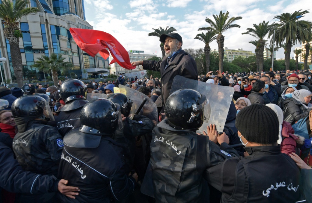 Since dictator Zine El Abidine Ben Ali was toppled by mass protests in 2011, Tunisia's troubled democratic transition has failed to revive the economy | AFP