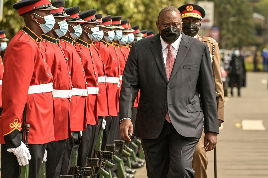Kenyan President Uhuru Kenyatta's so-called Building Bridges Initiative aims to amend the 2010 constitution | AFP
