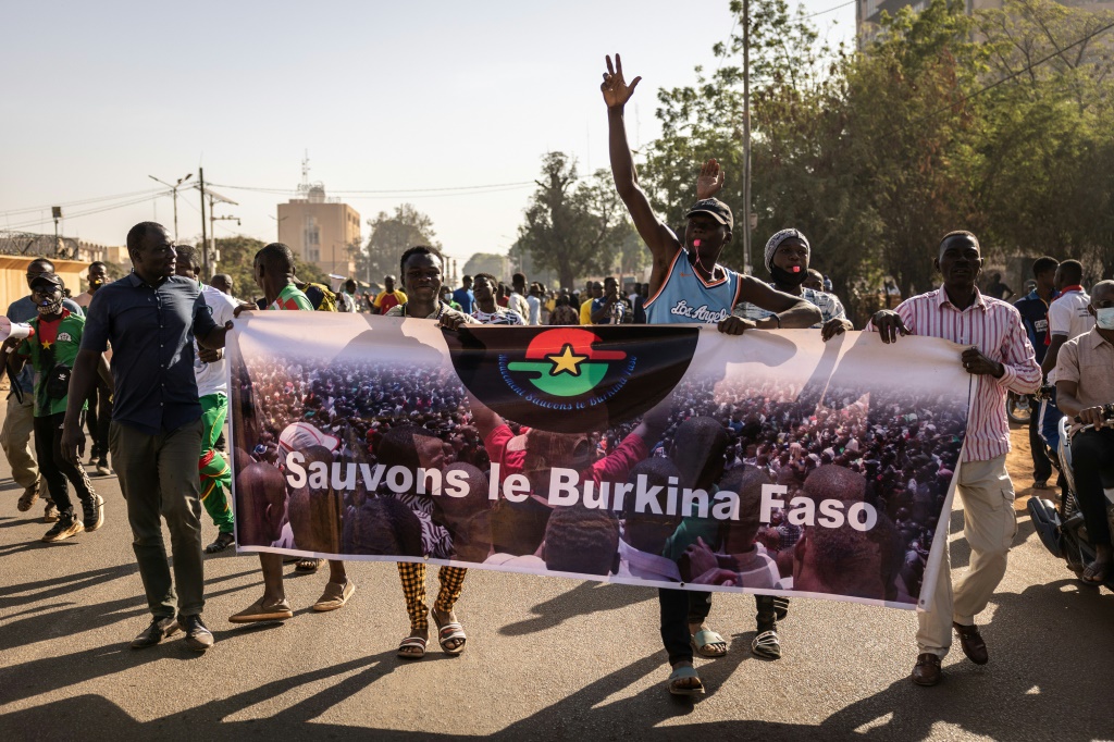 A dozen protesters were hurt in clashes with security forces during the November 27 protest, also banned | AFP