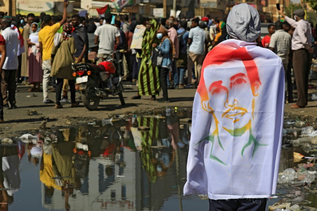 Sudanese in Khartoum demonstrated for civilian rule and demanded justice for the more than 70 killed since the country's latest military coup | AFP
