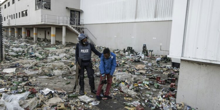 Riots instigated by former president Jacob Zuma's supporters cast a harsh light on the weaknesses of the criminal justice system on the streets | AFP