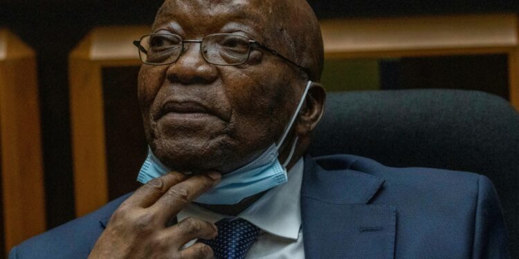 Zuma was in court for Monday's hearing | AFP