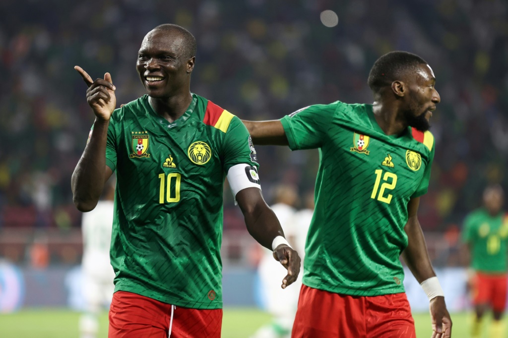 Between them, Vincent Aboubakar and Karl Toko-Ekambi have scored all of Cameroon's goals so far at the Africa Cup of Nations | AFP
