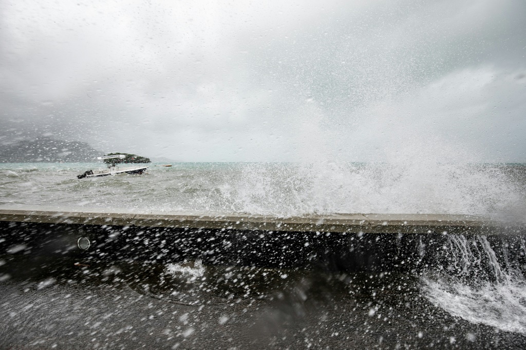 Tropical cyclone Batsirai passed within about 130 kilometers of the holiday paradise | AFP