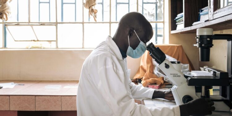 Shrugging off the dangers of conflict-wracked northeastern DR Congo, Ukety and his colleagues doggedly pursue research into a new treatment for river blindness | AFP