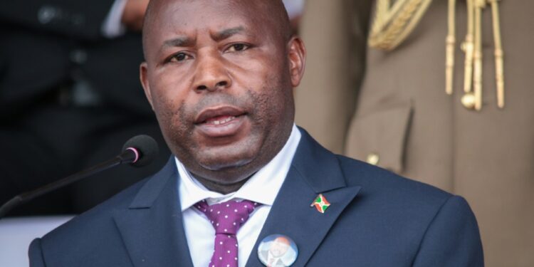 Burundi's President Evariste Ndayishimiye took power in 2020 | AFP