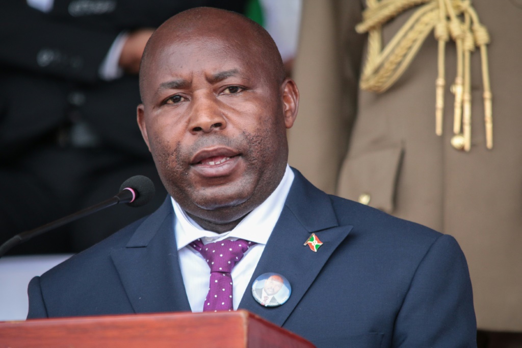 Burundi's President Evariste Ndayishimiye took power in 2020 | AFP