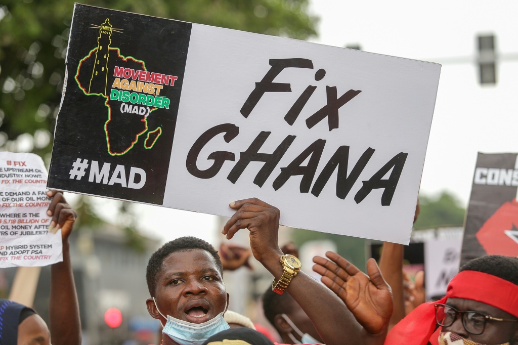 The #fixthecountry protests have been criticizing the government over economic hardships and other issues / AFP