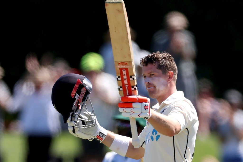 Henry Nicholls anchored New Zealand's first innings with a century | AFP