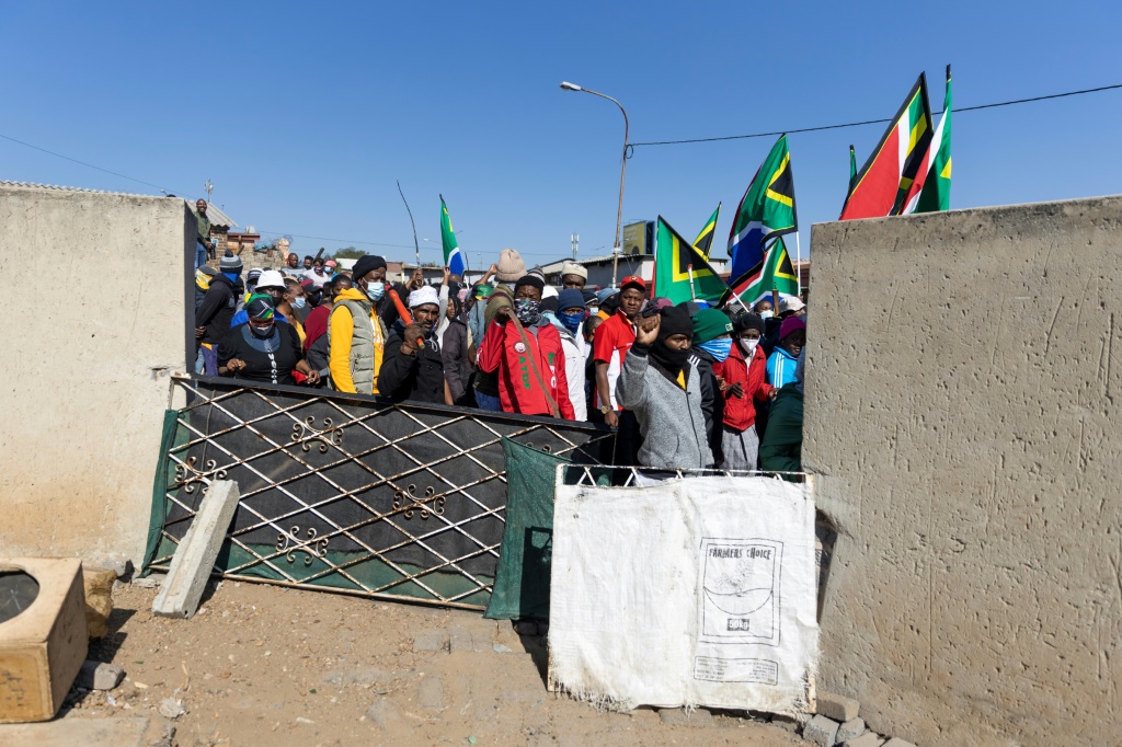 Economic insecurity and high unemployment has led to outbursts of xenophobic protests in South Africans | AFP