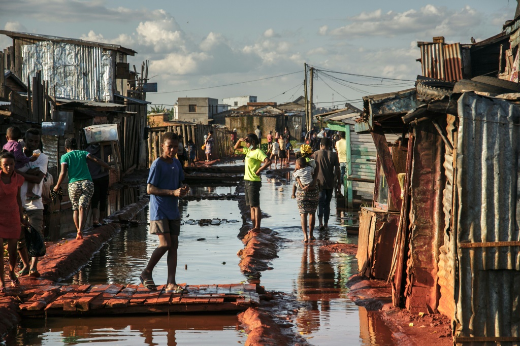 Torrential rain from tropical storm Ana flooded homes in Madagascar's capital Antananarivo in January | AFP