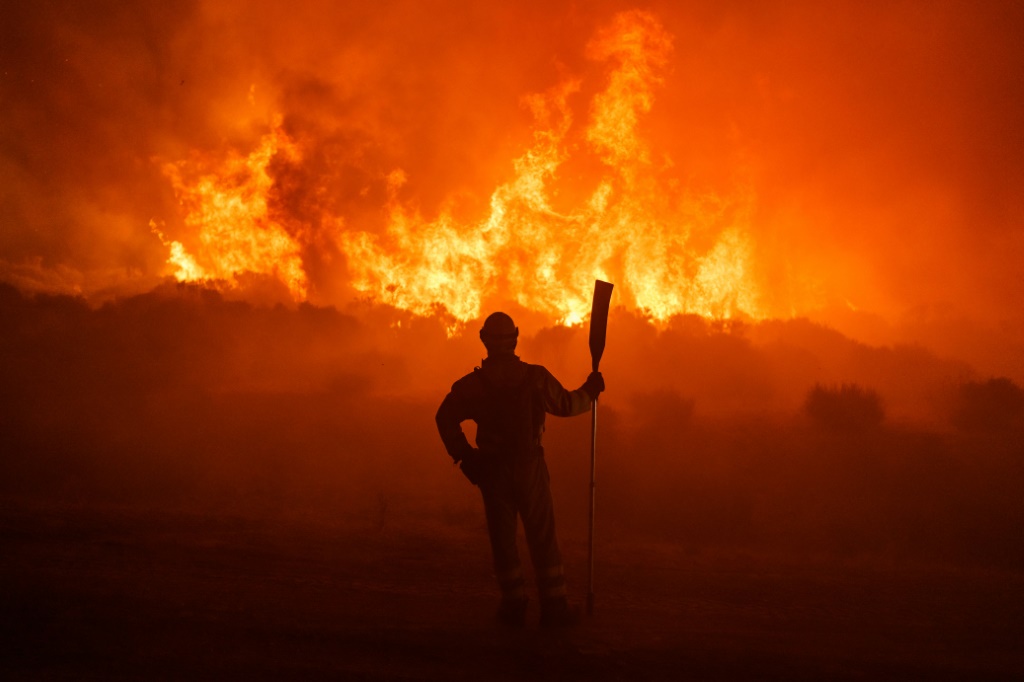 The heating of the planet is turning landscapes into tinderboxes, and more extreme weather means stronger, hotter and drier winds to fan the flames | AFP