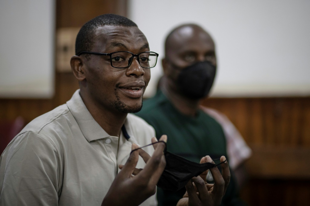 Award-winning author Kakwenza Rukirabashaija slipped out of Uganda two weeks ago | AFP