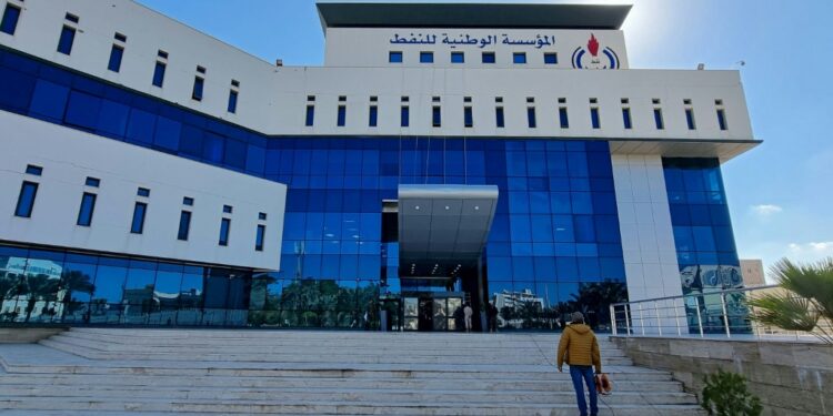 Libya's National Oil Corporation (NOC) headquarters in the capital Tripoli -- it has largely managed to remain neutral in the face of the country's political wrangling | AFP