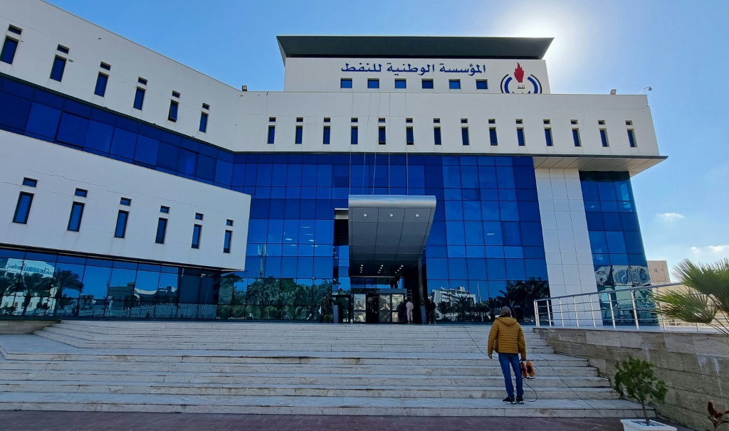 Libya's National Oil Corporation (NOC) headquarters in the capital Tripoli -- it has largely managed to remain neutral in the face of the country's political wrangling | AFP