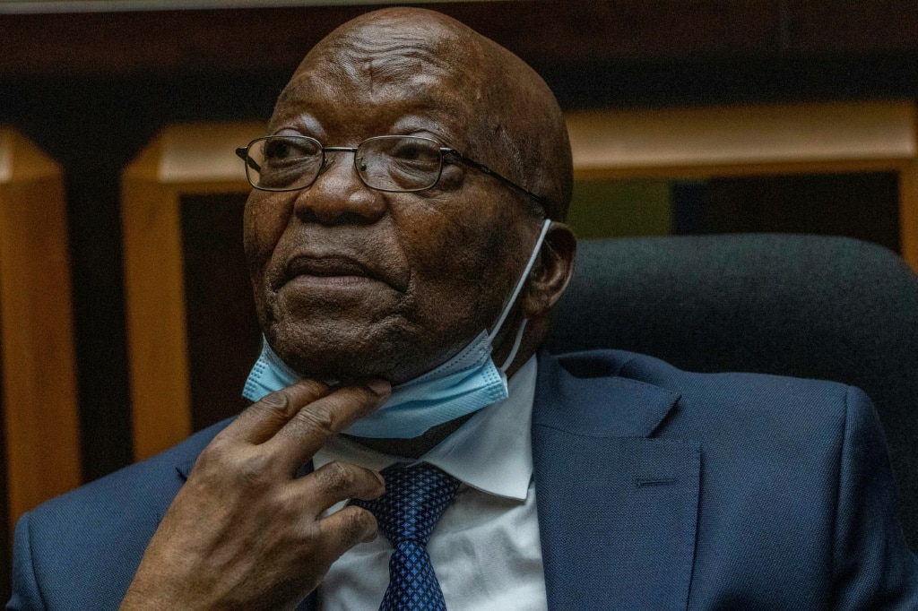 On trial: Zuma at the High Court in Pietermaritzburg in January | AFP
