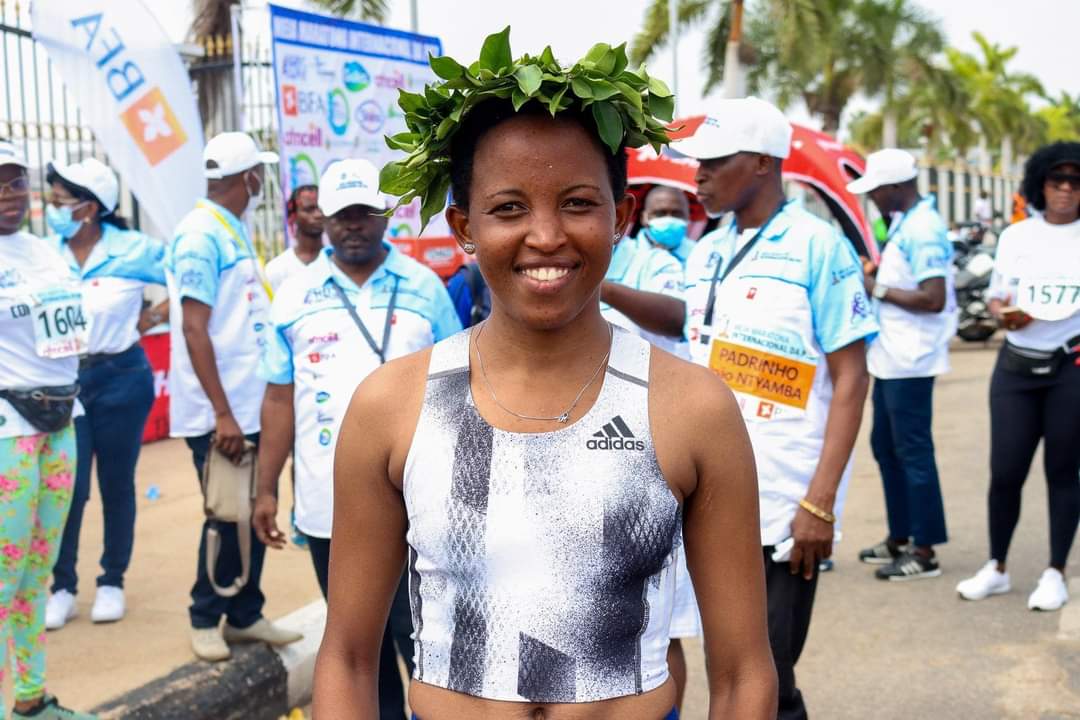 Kenyan-born Bahraini athlete Damaris Muthee