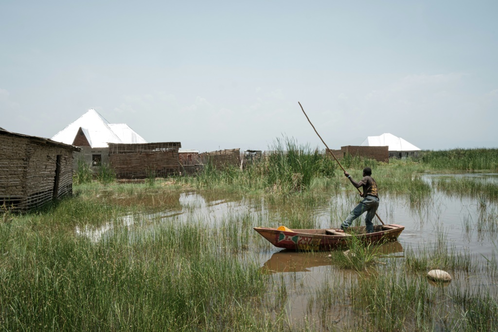 The water levels in Lake Tanganyika remain at highs not seen in decades | AFP