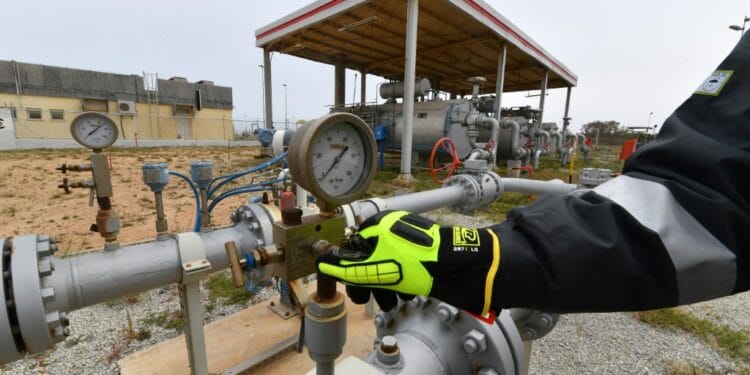 The Transmed pipeline brings gas from Algeria to Italy via this section in Tunisia | AFP
