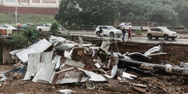Thousands Of People In Shacks Have Lost Their Homes In The Floods, While Roads, Water Pipes And Power Lines Have Been Wrecked | Afp