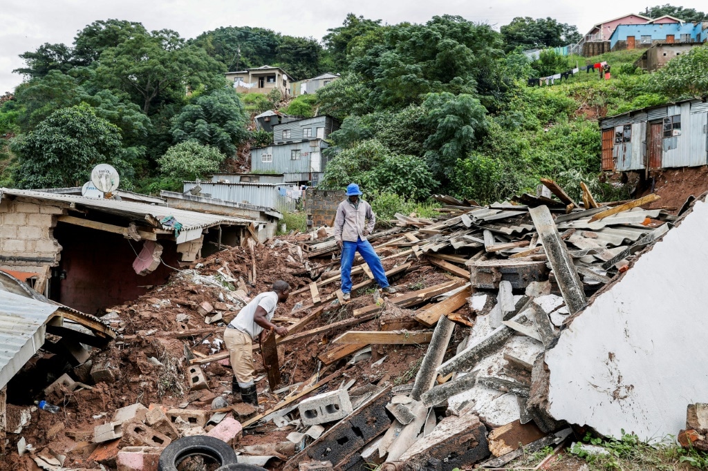 More than 400 people were killed in South Africa's worst floods in living memory, with government officials saying dozens are still unaccounted for | AFP