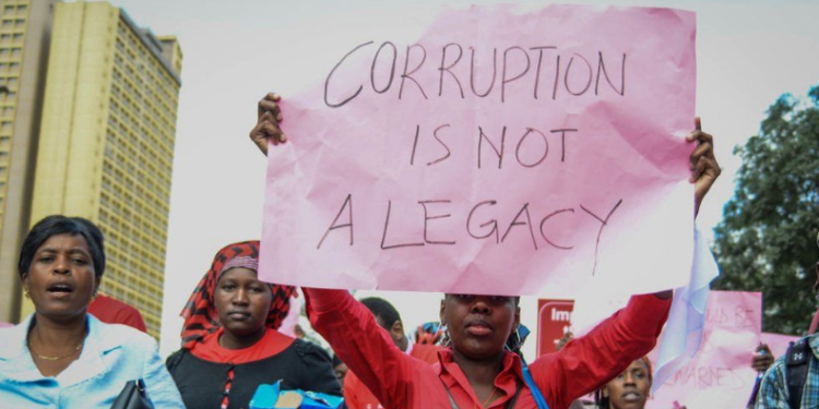 Kenyans have held many protests against corruption but little has changed | AFP
