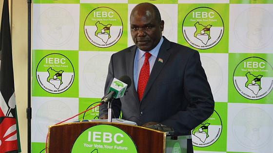 IEBC Chairperson Wafula Chebukati has gazetted the date for the Bungoma Senatorial by-election.Photo/courtesy