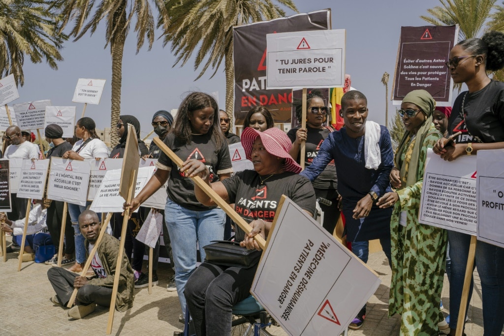 The case sparked widespread anger in Senegal, including a sit-in protest in Dakar on April 23 | AFP