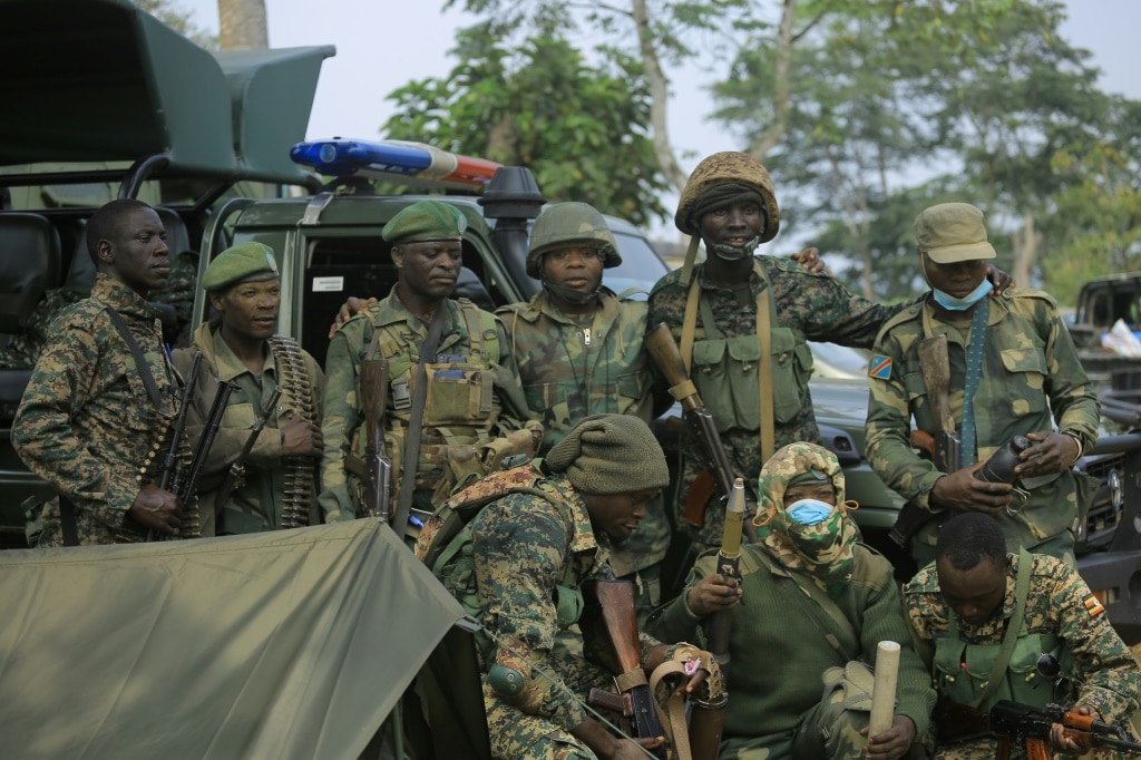 Ugandan forces have joined DR Congo troops in a crackdown on the notorious ADF armed group | AFP