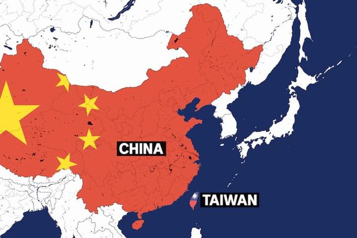 China Taiwan Map