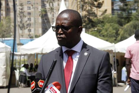 LSK Chairperson Erick Theuri.Photo/Courtesy