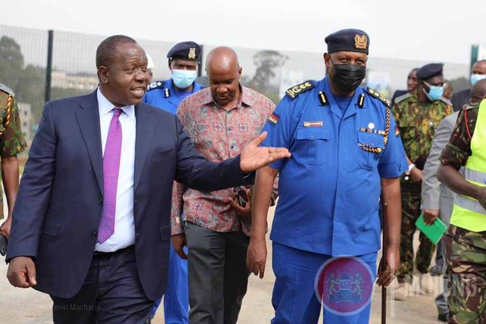Interior CS Fred Matiang'i  has imposed a curfew in troubled regions of North Rift.Photo/MOICNG