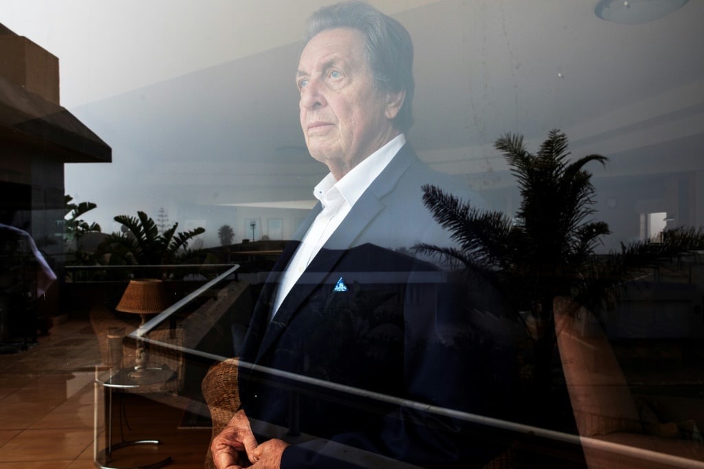 'I was a strict father,' says Errol Musk | AFP