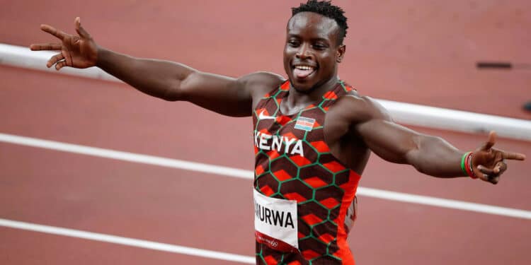 Africa'S Fastes Man Ferdinand Omanyala.photo/Courtesy