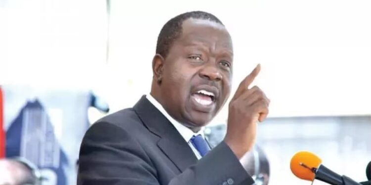 Former Interior Cabinet Secretary Dr. Fred Matiang'i.PHOTO/COURTESY
