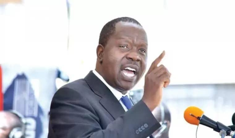 Former Interior Cabinet Secretary Dr. Fred Matiang'i.PHOTO/COURTESY