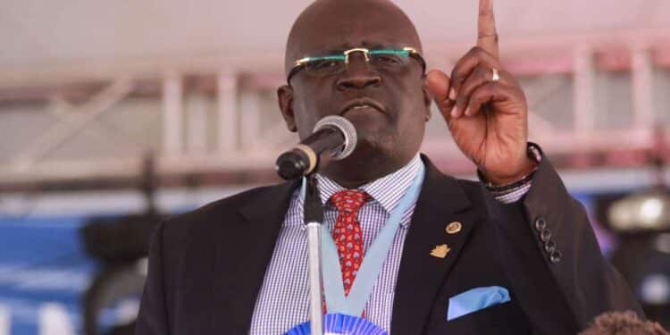 Education Cabinet Secretary George Magoha who spoke of the Kenyatta University land saga.PHOTO/COURTESY