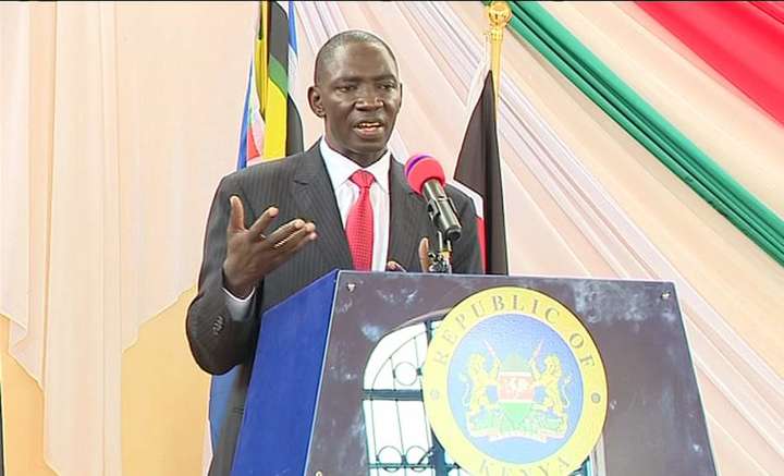 Government Spokesperson Cyrus Oguna.He has defended the government over the rising cost of living