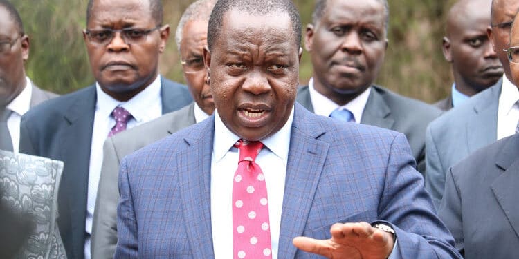 CS Matiang'i Faults DP Ruto