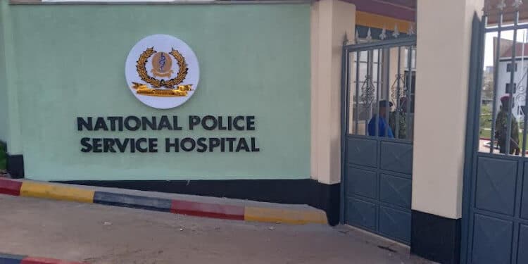 Entrance to the newly constructed National police service hospital.Photo/Courtesy