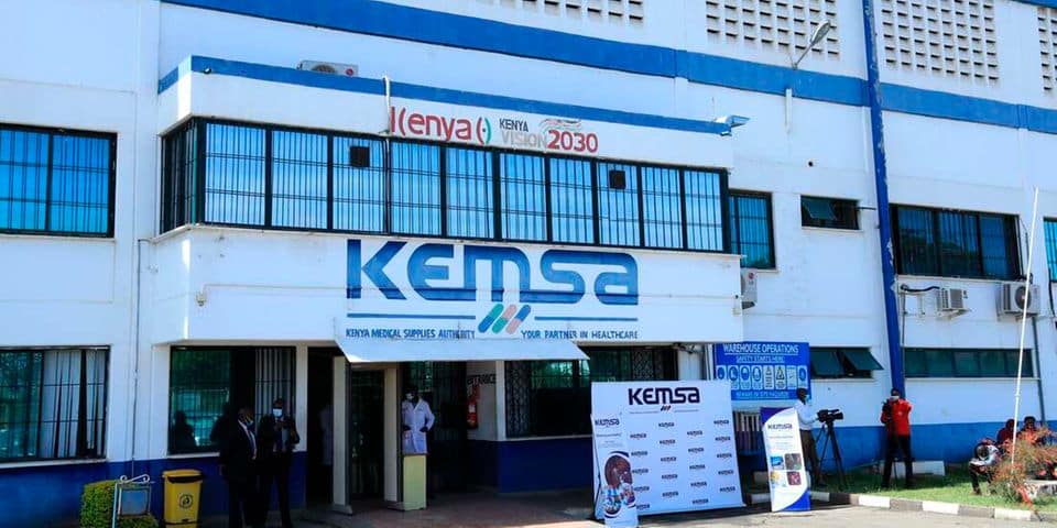 Kenya Medical Supplies Authority (KEMSA) warehouse in Embakasi, Nairobi PHOTO/Nation