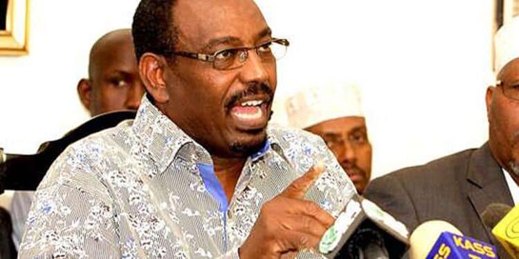 Former Deputy Speaker Farah Maalim claims to  have survived a targeted attack.Photo/Courtesy
